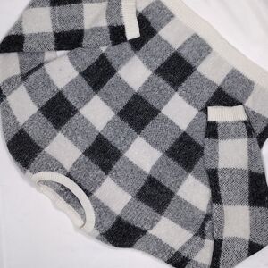 PLAID Knit Sweater Medium